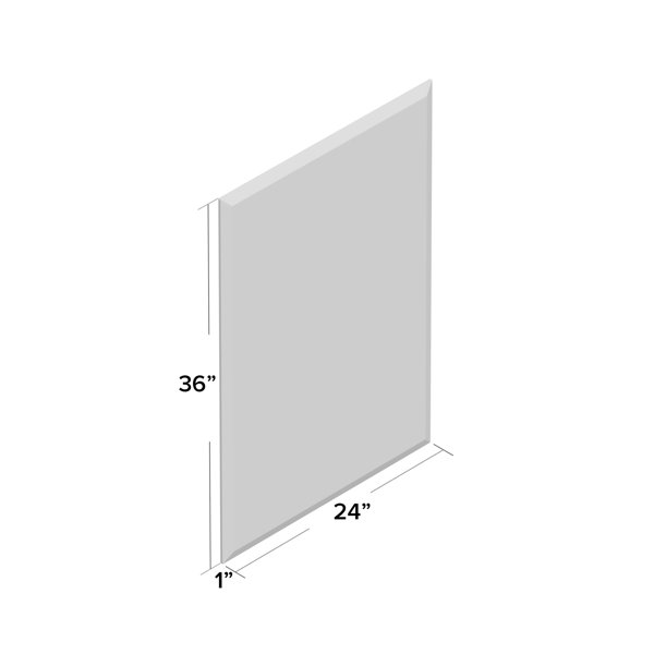 Latitude Run® Rectangle White Wall Mirror & Reviews Wayfair